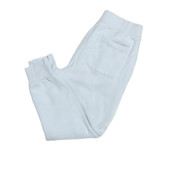 Aritzia TNA Cozy AF Fleece Mid-Rise Boyfried Joggers Pale Blue - Picture 2 of 6